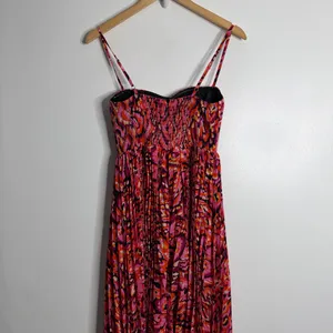 NWT Petal & Pup Achanti‎ Pleated Maxi Dress Pink Multi XS Wedding Guest Feminine thumbnail 3