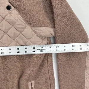 Abercrombie & Fitch Womens Quilted Sherpa‎ Pullover Sweatshirt Size S thumbnail 3