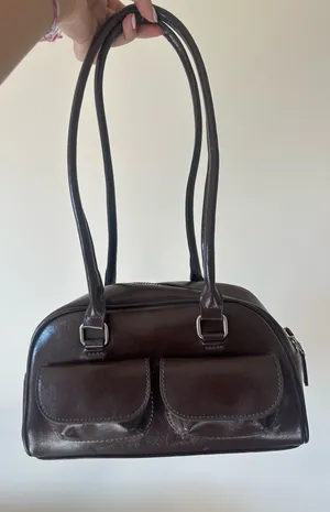 Brown shoulder bag thumbnail 1