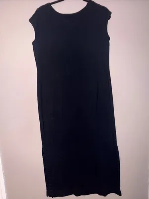 Ralph Lauren Black Cap-Sleeve Maxi Knit Dress thumbnail 3