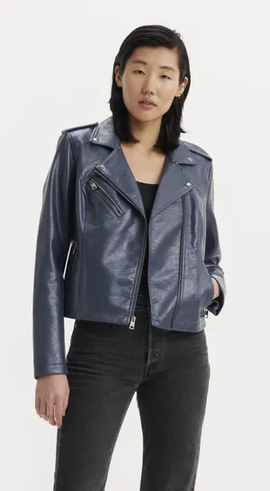 Levi’s Faux Leather Moto Jacket thumbnail 1