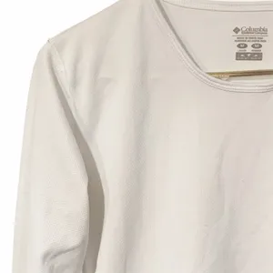Columbia Womens Medium White Omni Dry Long Sleeve‎ Athletic Top thumbnail 3