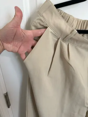 Tgla Wide Leg pants Tan Size L thumbnail 5