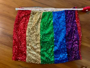 Dolls Kill Sequin Mini Skirt thumbnail 2