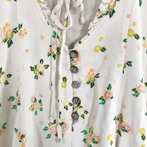 Free People Like A Lady Mini Dress in Cream thumbnail 12