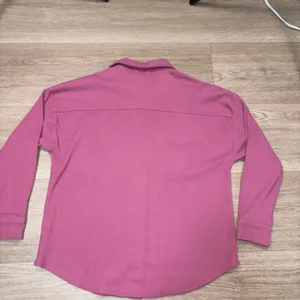 Hippie Rose Women's Boutique Pink Button Up Size Medium thumbnail 4