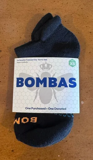 Bombas Women’s Ankle Socks Black XS NWT thumbnail 1