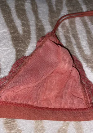 Lace Bralette Red Size M thumbnail 6