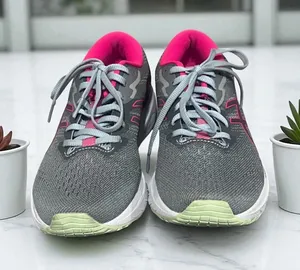 ASICS GT-1000 Women’s Gray and Pink Running Shoes Sneakers‎ Size 7.5 thumbnail 1