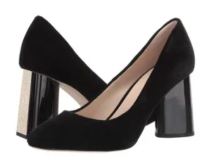 Kate Spade New York Sybil pump in black velvet Women's Size 7.5 (defaced) NWB!‎ thumbnail 1