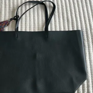 NWT victorias secret | leather bag with tinsel keychain thumbnail 6