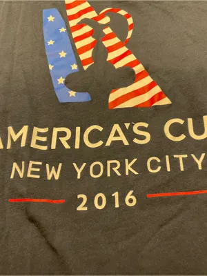 Vineyard Vines America's Cup 2016 NYC 2017 Bermuda Blue T Shirt Women Sz S thumbnail 8