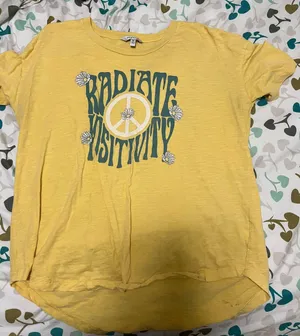Wildfox Radiate Positivity High Low T Shirt thumbnail 1