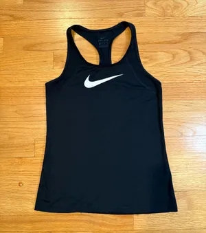 Nike Dri-Fit Black Racerback Tank Women’s Tank Top thumbnail 1