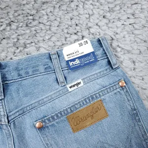 Wrangler Wrock 672 High Rise Kick Flare Jeans Light Wash Blue Cowgirl Size 30x28 thumbnail 5