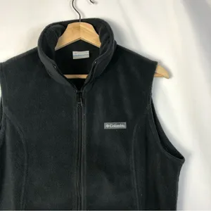 Columbia Benton Springs Black Fleece Full Zip Vest L‎ thumbnail 4