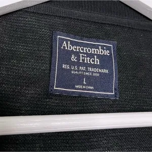 NWT Abercrombie & Fitch Women’s Sheer Knit‎ Scoop Neck Top in Black Size Large thumbnail 3