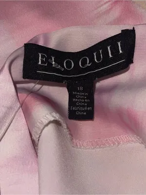 Anthropologie Eloquii Women's Off Shoulder Bias Dress Size 18 Pink thumbnail 4