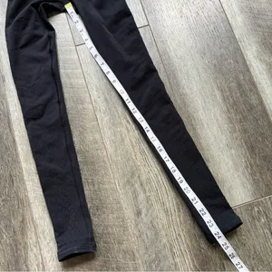 Lululemon High Rise Reveal Precision Tights in Black Size 2 Laser Cut Mesh Leg thumbnail 6