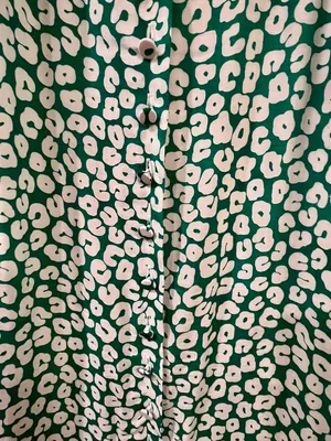 NWOT Kookai Green and White Cheetah Printed Maxi Dress - Size 4 thumbnail 3