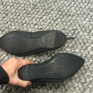 Frye Regina Ballet Flats Black Leather Pointed Toe Size 8 thumbnail 6