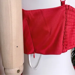 Elliatt Draped Collar Celebrate Cut out Dress Scarlet Red thumbnail 8