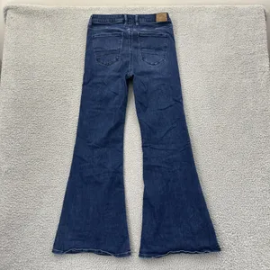 American Eagle Festival Flare Jeans High Rise Boho Retro Women's 10 x 31 thumbnail 3