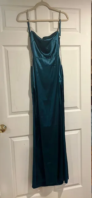 Lucy in the Sky satin dress thumbnail 2