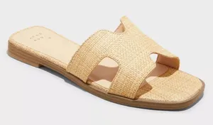 A New Day Woven Raffia Slide Sandal thumbnail 1