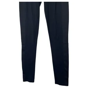 Spanx Leggings Womens Small Full Length Seamless Textured Sides Black FL3115 thumbnail 6