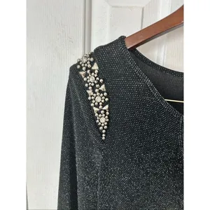Venus sexy sparkly short going out dress with long sleeves Y2K size medium thumbnail 2