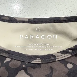 PARAGON Women's Camouflage Crop Top - Black and Gray thumbnail 2