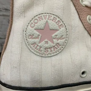 Converse 572701C Chuck 70 Hi Crafted Folk Jacquard Sneakers Egret/Pink Clay 8 thumbnail 14