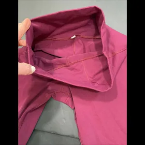 Lululemon Burgundy Athleisure Preppy Active‎ Gym Yoga Legging Minimalist Size 6 thumbnail 7