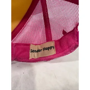 Gender Happy Pink White Mesh Trucker Hat Snapback OTTO‎ Base Cap thumbnail 6
