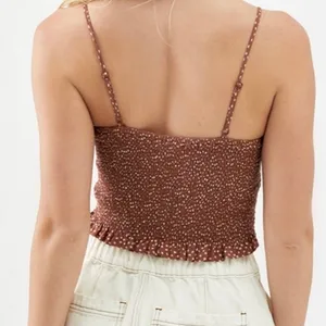 PacSun LA Hearts Brown Ruched Tank size S NWT thumbnail 2