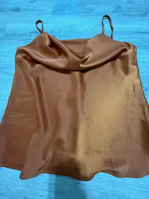 Orange Silk Top thumbnail 1