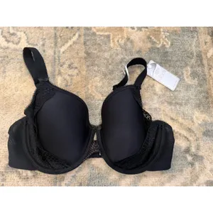 Elomi Charley Underwire Spacer Bra 36DD Black NWT $80 thumbnail 4