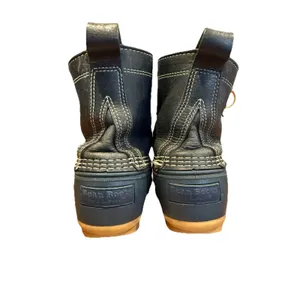 LL Bean Leather Duck Boots Blue Women’s Size 8 M Made in Maine USA thumbnail 4