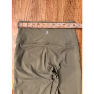 Lululemon 4 groove nulu super high rise flare pants leggings‎ Sage green yoga thumbnail 6