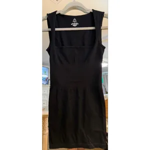NEW Sunzel Square Neck Dress Ribbed Sleeveless Tank Mini Dress S thumbnail 4