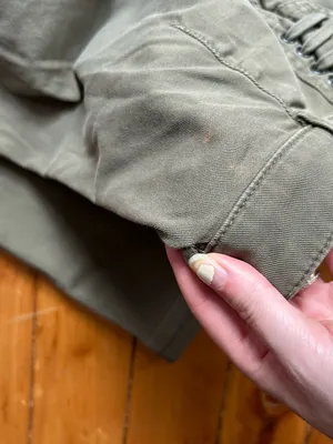 ALC | Finley Wide Leg Green Palazzo Crop Pants 2 see hem flaw thumbnail 9