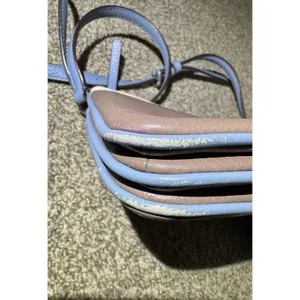 Kate Spade Crossbody Bag‎ Blue Brown Pebbled Leather thumbnail 4