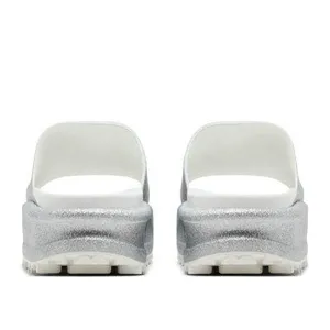 Gucci Interlocking G Platform Slide Silver Glitter thumbnail 2