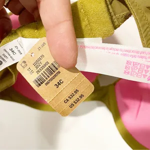 Victoria's Secret Pink Size 34C Green Wear Everywhere Super Push Up Bra‎ NEW thumbnail 4
