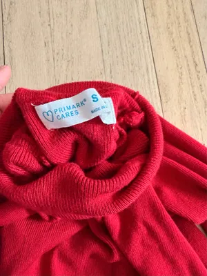 Primark Primary cares red turtle neck thumbnail 2