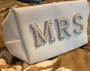 Wedding Mrs. Makeup bag White thumbnail 1
