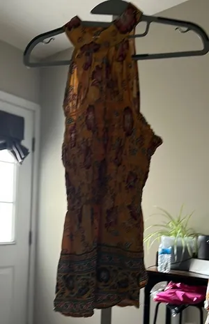 Rachel Zoe Vibrant Yellow Floral top thumbnail 1