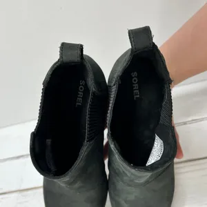 Sorel Joan of Arctic Wedge Ankle Boot Black Shoe Size 8.5 Waterproof thumbnail 4