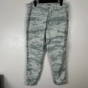 Athleta Farallon Joggers Pants Womens Large‎ Fog Camo Coast Athleisure Gym Soft thumbnail 3